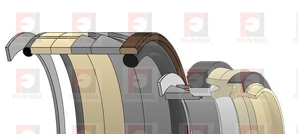 Hitachi Excavator, HIT-4660795, Hydraulic Seal Kit, Rod 180.000 x Bore 260.000, Models EX1200-5