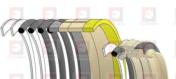 Hitachi Excavator, HIT-4681367, Hydraulic Seal Kit, Rod 60.000 x Bore 105.000, Models ZX60
