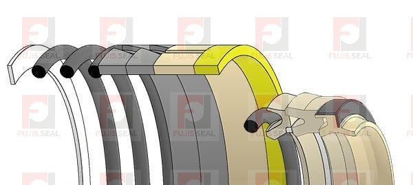 Hitachi Excavator, HIT-4681369, Hydraulic Seal Kit, Rod 50.000 x Bore 80.000, Models ZX60