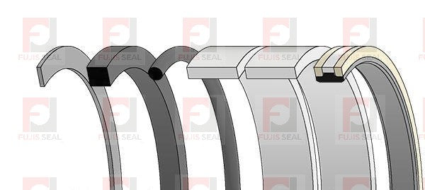John Deere Backhoe Loader, JD-AH137209 Hydraulic Seal Kit Bore 140.000 - product detail 2