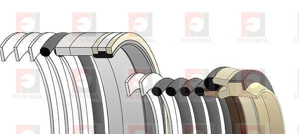 Hyundai Excavator, HYU-31E7-2711, Hydraulic Seal Kit, Rod 110.000 x Bore 160.000, Models R420LC, R450LC