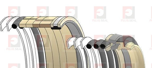 Hyundai Excavator, HYU-31Y1-13800, Hydraulic Seal Kit, Rod 70.000 x Bore 100.000, Models R210LC-3, R210LC-7A, R290LC-7, R290LC-7A