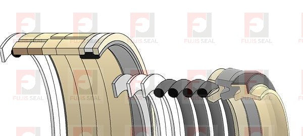 Hyundai Excavator, HYU-31Y1-15045, Hydraulic Seal Kit, Rod 110.000 x Bore 150.000, Models R290LC-7, R290LC-7A