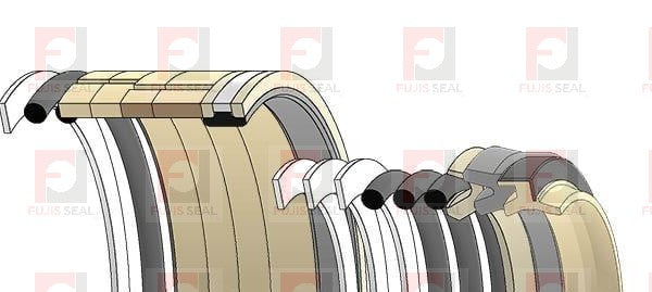 Hyundai Excavator, HYU-31Y1-15236, Hydraulic Seal Kit, Rod 100.000 x Bore 140.000, Models R210LC-7A