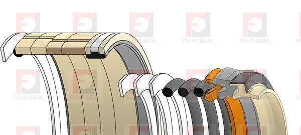 Hyundai Excavator, HYU-31Y1-15390, Hydraulic Seal Kit, Rod 100.000 x Bore 140.000, Models R290LC-7