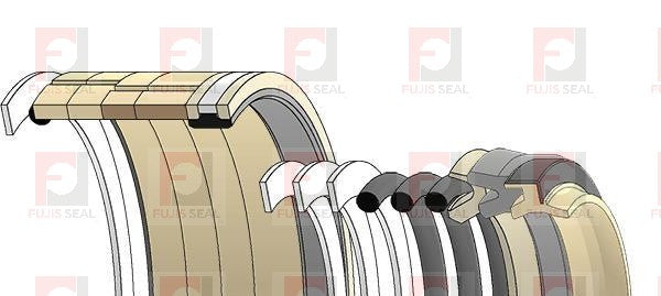 Hyundai Excavator, HYU-31Y1-15545, Hydraulic Seal Kit, Rod 95.000 x Bore 140.000, Models R290LC-7, R290LC-7A