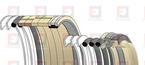 Hyundai Excavator, HYU-31Y1-18110, Hydraulic Seal Kit, Rod 80.000 x Bore 115.000