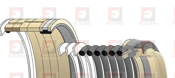 Hyundai Excavator, HYU-31Y1-24090, Hydraulic Seal Kit, Rod 95.000 x Bore 160.000, Models R160LC-7A