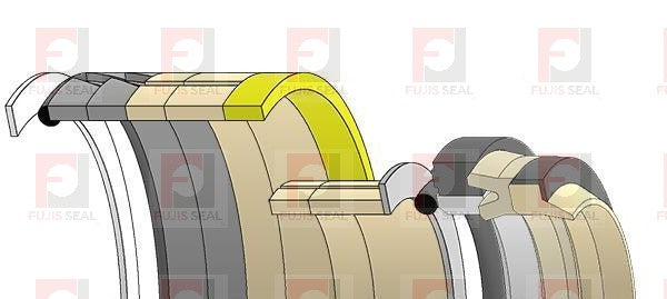 Hyundai Excavator, HYU-91E2-2708, Hydraulic Seal Kit, Rod 105.000 x Bore 150.000, Models R280LC, R320LC-1
