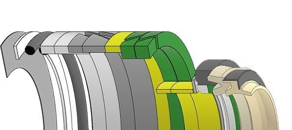 Case Excavator, JIC-160227A1, Hydraulic Seal Kit, Rod 105.000 x Bore 150.000, Models 9030B, 9040B