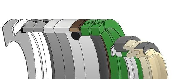 Case Excavator, JIC-160581A1, Hydraulic Seal Kit, Rod 80.000 x Bore 120.000, Models 9030B