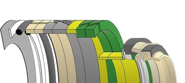 Case Excavator, JIC-161913A1, Hydraulic Seal Kit, Rod 90.000 x Bore 125.000, Models 9020B