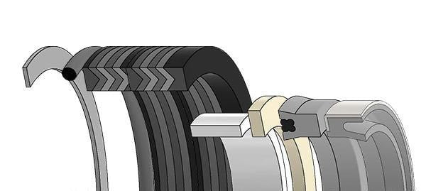 Case, JIC-G105514, Hydraulic Seal Kit, Rod 2.500 x Bore 5.500, Models 880, 1450, 1450B, 1455B