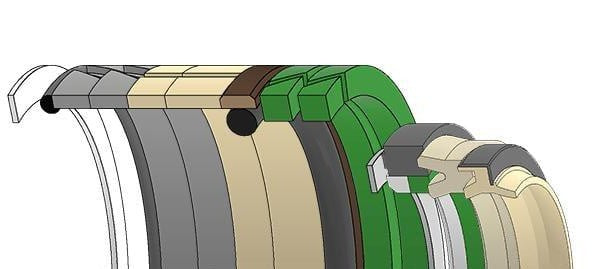 LZ00444 NOK Seal Kit For CX240 Case Excavator Bucket Cylinder - product detail 2