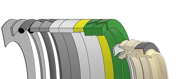 Case Excavator, JIC-LZ00476, Hydraulic Seal Kit, Rod 105.000 x Bore 150.000, Models CX330