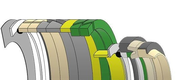 Case Excavator, JIC-LZ00533, Hydraulic Seal Kit, Rod 90.000 x Bore 130.000, Models 9040B
