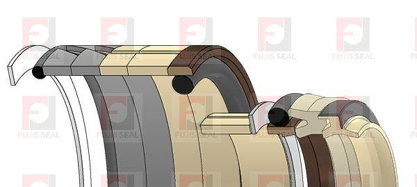 Kobelco Excavator, KOB-2438U1105R500, Hydraulic Seal Kit, Rod 80.000 x Bore 120.000, Models SK200, SK200 IV, SK200LC, SK200LC IV, SK210 IV, SK210LC, SK310 III, SK310LC III, SK320 III, SK320LC III