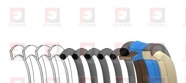 Kobelco Excavator, KOB-2438U588R110, Hydraulic Seal Kit, Rod 100.000, Models K909A