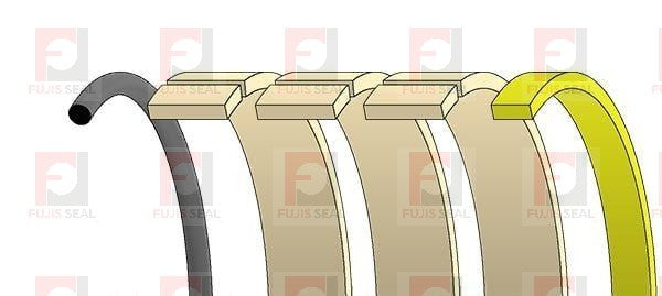 Kobelco Excavator, KOB-2438U716R140, Hydraulic Seal Kit, Bore 110.000, Models K903II, SK60, SK70SR, SK70SR-1E, SK70SR-1ES, SK80CS, SK80MSR
