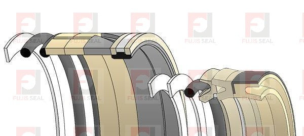 Kobelco Excavator, KOB-YN01V00001R300, Hydraulic Seal Kit, Rod 80.000 x Bore 120.000, Models SK200 V, SK200LC V