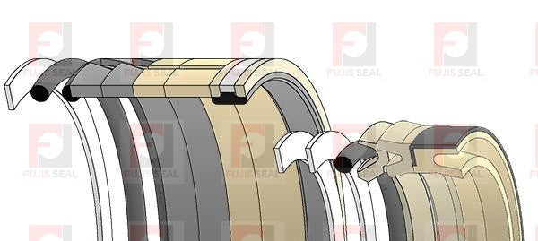 Kobelco Excavator, KOB-YN01V00019R200, Hydraulic Seal Kit, Rod 95.000 x Bore 135.000, Models SK200 V, SK200LC V