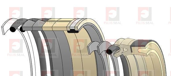 Kobelco Excavator, KOB-YN01V00077R300, Hydraulic Seal Kit, Rod 80.000 x Bore 115.000, Models SK200-6, SK200LC-6