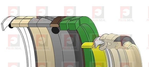 YN01V00151R700 NOK Seal Kit For SK200-8 Kobelco Excavator Boom Cylinder - product detail 2