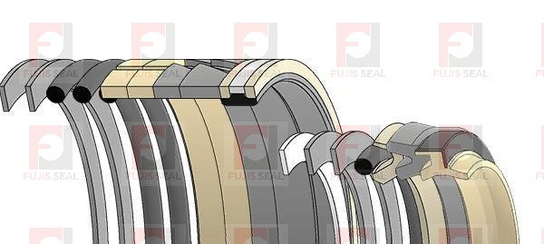 Kobelco Excavator, KOB-YX01V00008R700, Hydraulic Seal Kit, Rod 70.000 x Bore 105.000, Models SK115SRDZ-1E, SK135SRLC-1E
