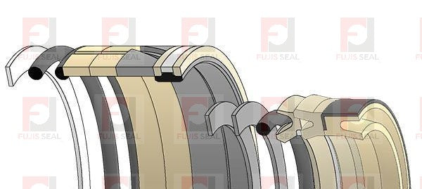 Kobelco Excavator, KOB-YY01V00001R300, Hydraulic Seal Kit, Rod 70.000 x Bore 100.000, Models SK115SRDZ, SK115SRDZ-1E, SK135SR, SK135SR-1E, SK135SRL, SK135SRL-1E, SK135SRLC, SK135SRLC-1E