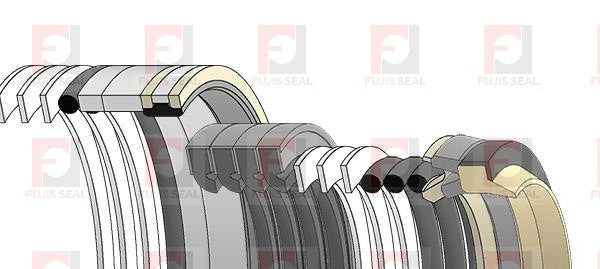 Komatsu Excavator, KOM-206-63-K1610K, Hydraulic Seal Kit, Rod 110.000 x Bore 150.000, Models PC290LC-6K, PC290NLC-6K
