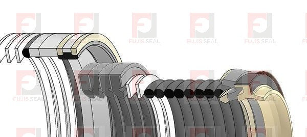Komatsu Excavator, KOM-20G-63-03240K, Hydraulic Seal Kit, Rod 85.000 x Bore 120.000, Models PC150-6K, PC150LC-6K, PC160-6K