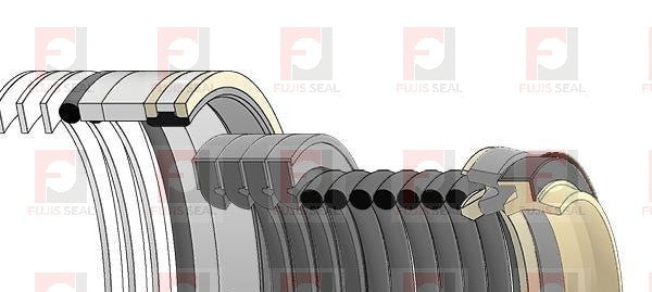 Komatsu Excavator, KOM-20G-63-K1410K, Hydraulic Seal Kit, Rod 85.000 x Bore 120.000, Models PC160-6K
