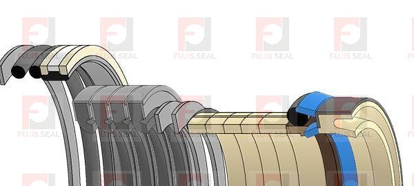 Komatsu Excavator, KOM-21D-61-13160, Hydraulic Seal Kit, Rod 60.000 x Bore 90.000, Models PC95R-2