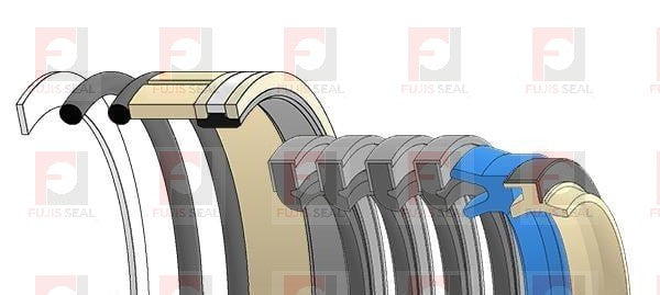 Komatsu Excavator,KOM-707-98-12410, Hydraulic Seal Kit, Rod 35.000 x Bore 70.000, Models PC10-6, PC10-7, PC12UU-1, PC15-3, PC20-7, PC20R-8, PC25R-8, PC27R-8, PC28UU-1, PC28UU-2, PW100N-3