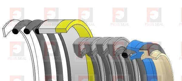 Komatsu Excavator, KOM-707-98-12520, Hydraulic Seal Kit, Rod 35.000 x Bore 70.000, Models PC10-5, PC15-1, PC15-2