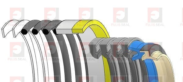 Komatsu Excavator, KOM-707-98-12530, Hydraulic Seal Kit, Rod 35.000 x Bore 70.000, Models PC10-5