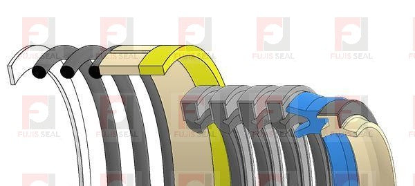Komatsu Excavator, KOM-707-98-12700, Hydraulic Seal Kit, Rod 35.000 x Bore 70.000, Models PC10-7, PC12UU-1, PC15-2