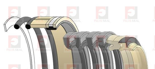 Komatsu Excavator, KOM-707-98-13960, Hydraulic Seal Kit, Rod 35.000 x Bore 55.000, Models PC15R-8