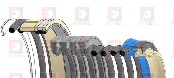 Komatsu Excavator,KOM-707-98-14770, Hydraulic Seal Kit, Rod 40.000 x Bore 70.000, Models PC45MR-3, PC45MR-5, PC50MR-2, PC55MR-3, PC55MR-5