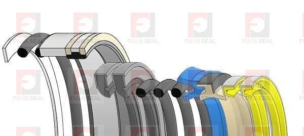 Komatsu Excavator,KOM-707-98-14930, Hydraulic Seal Kit, Rod 40.000 x Bore 65.000, Models PC30MR-5, PC35MR-2, PC35MR-3