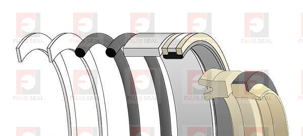 Komatsu Excavator, KOM-707-98-22030, Hydraulic Seal Kit, Rod 40.000 x Bore 80.000, Models PC20-5, PC30-5