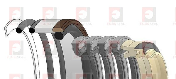 Komatsu Excavator, KOM-707-98-22060, Hydraulic Seal Kit, Rod 40.000 x Bore 80.000, Models PC28UU-1