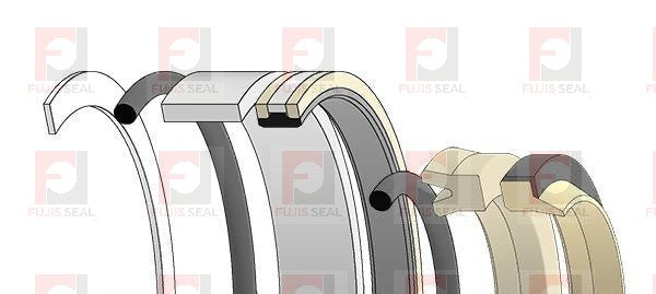 Komatsu Excavator, KOM-707-98-22120, Hydraulic Seal Kit, Rod 40.000 x Bore 80.000, Models GD200A-1, GD300A-1, PC20-5, PC30-5
