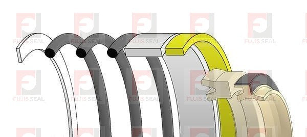 Komatsu Excavator,KOM-707-98-22410, Hydraulic Seal Kit, Rod 40.000 x Bore 90.000, Models D31E-18, D31E-20, D31P-18, D31PL-18, D31PLL-18, D31P-18A, D31P-20, D37E-5, D37P-5, PC75UU-3