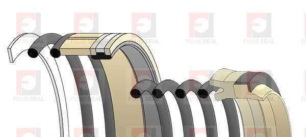 Komatsu Excavator, KOM-707-98-24550, Hydraulic Seal Kit, Rod 45.000 x Bore 90.000, Models PC25-1, PC30-6, PC30-7, PC40-6, PC40-7, PC45-1, PC50UU-1, PC50UU-2