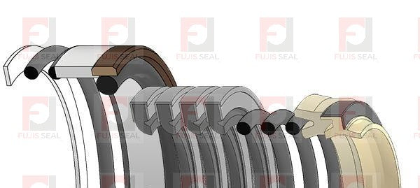 Komatsu Excavator,KOM-707-98-24800, Hydraulic Seal Kit, Rod 45.000 x Bore 90.000, Models PC88MR-8, PC88MR-10, PMC88MR-10