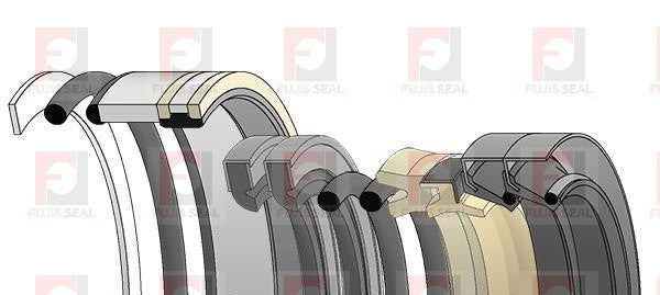Komatsu Excavator, KOM-707-98-29650, Hydraulic Seal Kit, Rod 50.000 x Bore 95.000, Models PC490LC-11, PC600LC-8