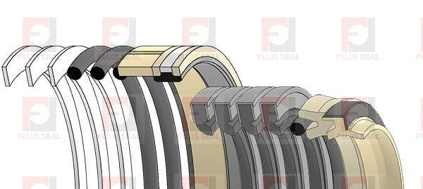 Komatsu Excavator, KOM-707-98-35181, Hydraulic Seal Kit, Rod 60.000 x Bore 100.000, Models PC78US-5