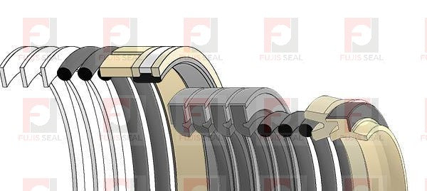 Komatsu Excavator,KOM-707-98-35310, Hydraulic Seal Kit, Rod 60.000 x Bore 100.000, Models PC78MR-6, PC78US-6, PC78US-8, PC88MR-8