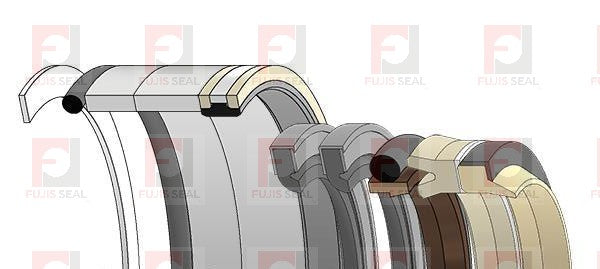 Komatsu Excavator, KOM-707-98-36210, Hydraulic Seal Kit, Rod 65.000 x Bore 95.000, Models PC100L-3, PC120-5, PC120-6, PC130-6, PC200-5, PC200LC-5, PC220-5, PC220LC-5